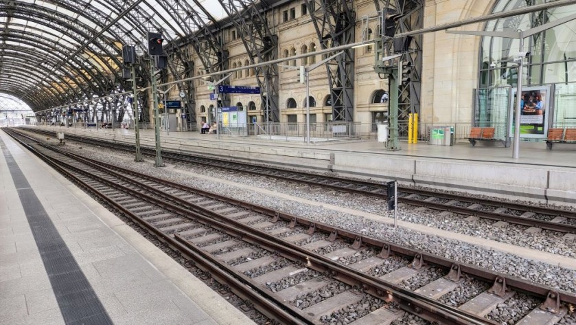Platform 3 at Dresden Hbf