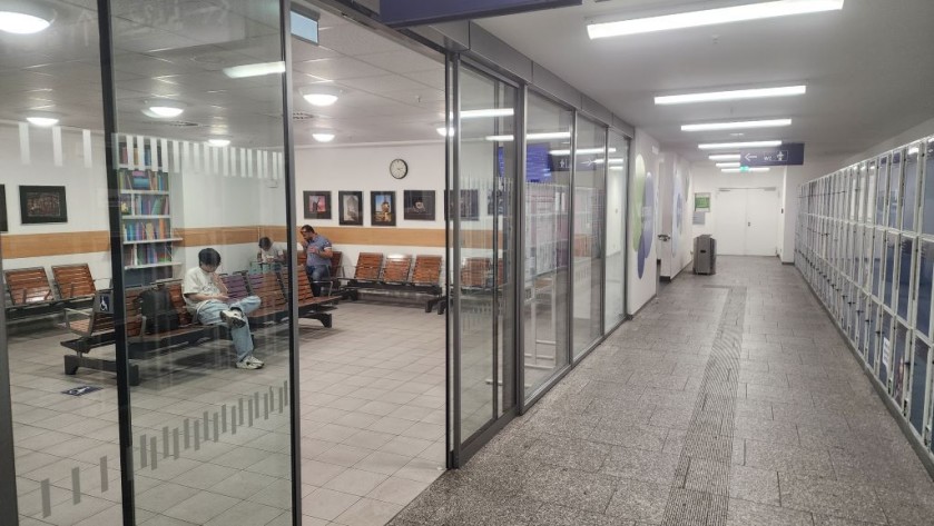 The waiting room at Dresden Hbf