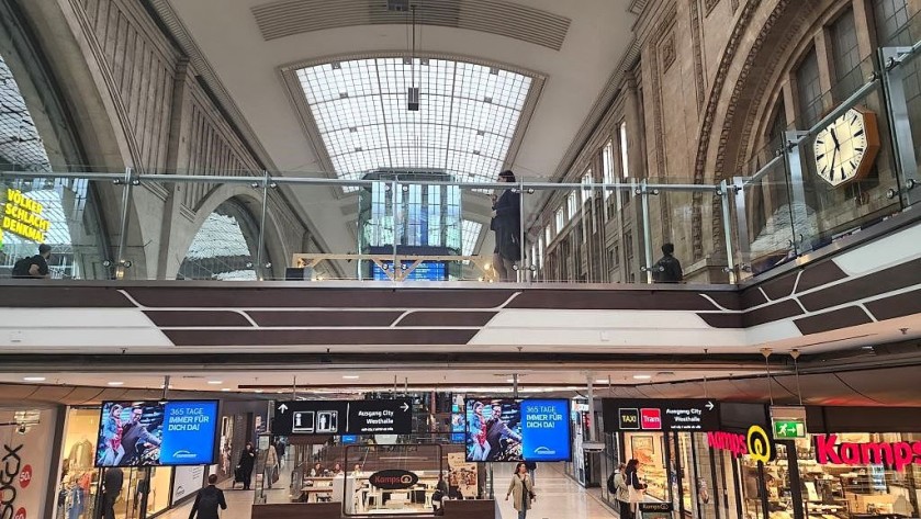 The mall at Leipzig Hbf