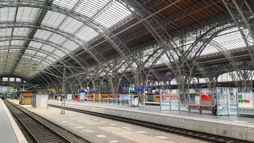 The roof at Leipzig Hbf