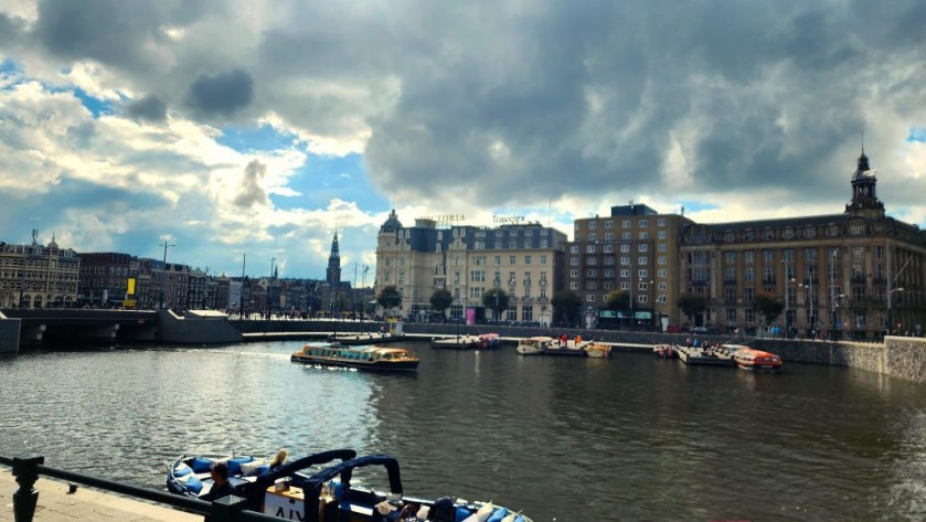 Step out of the main entrance of Amsterdam Centraal and you will see the tourist boats at their piers