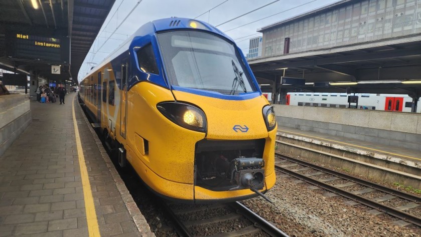 An ECD train has arrived at Bruxelles-Midi