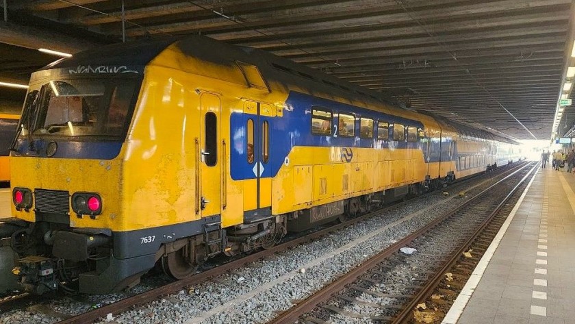 A Dutch IC train at Den Haag Centraal