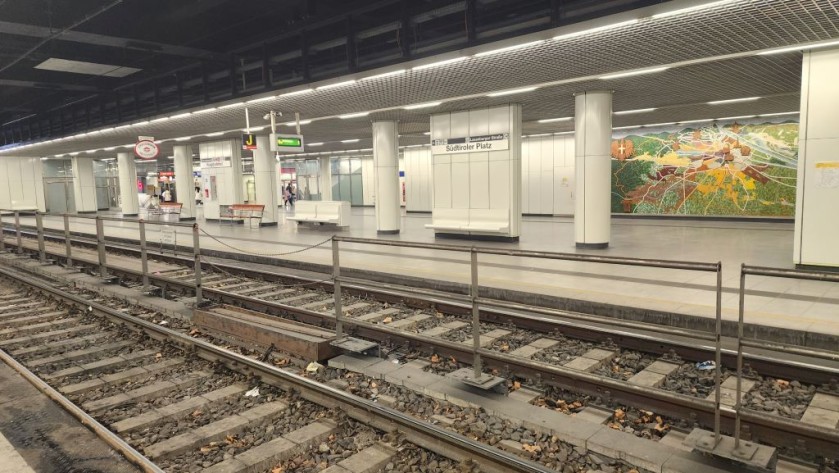 The part of Wien HBF used by tram line 18