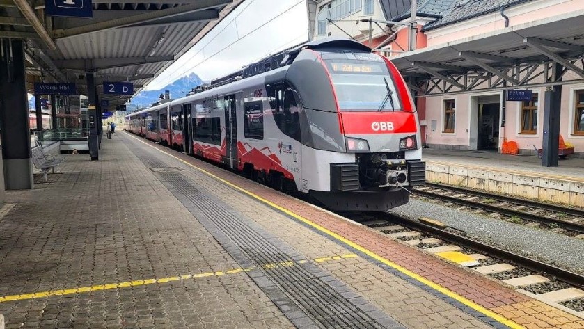 The trains which will be used on some of the IR routes in Austria