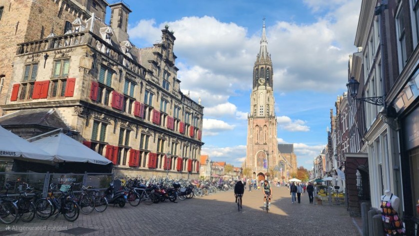 To the centre of Delft from the rail station