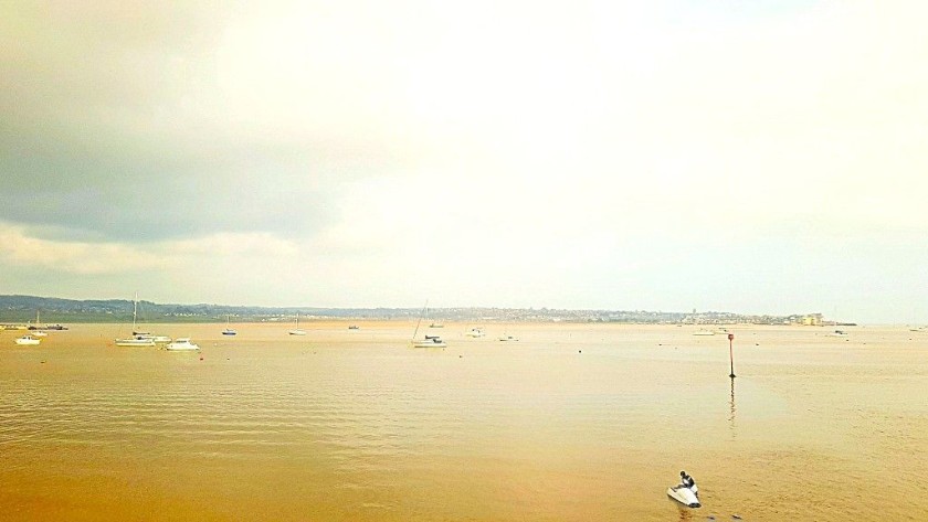 Looking over the estuary of the River Exe