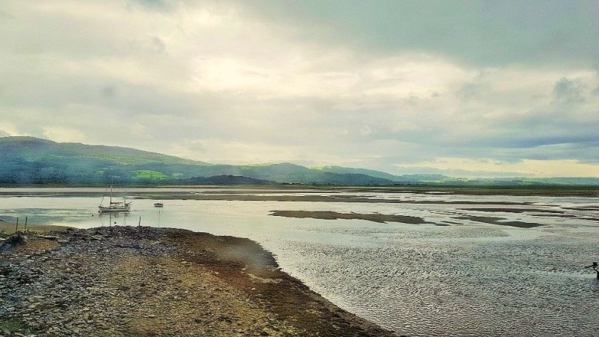 From a train on the Cambrian railway