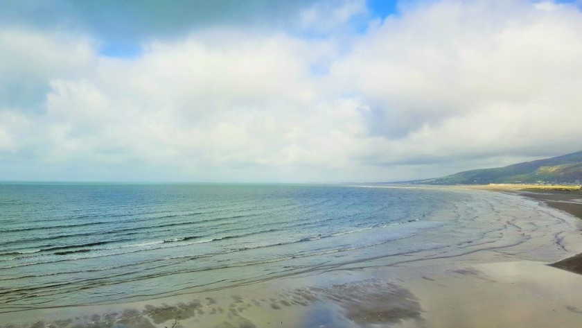 From a train on the Cambrian railway