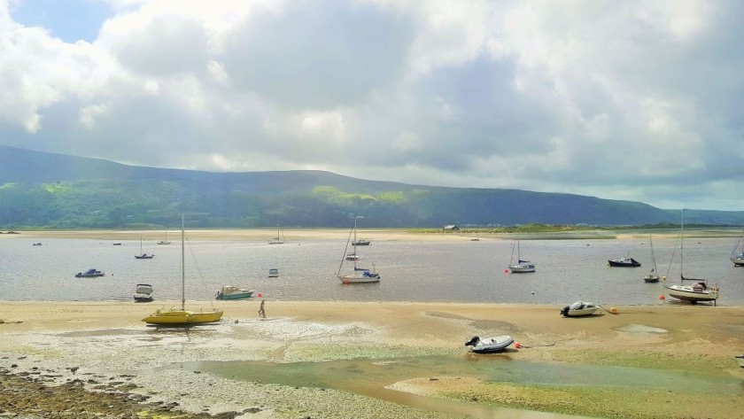 From a train on the Cambrian railway