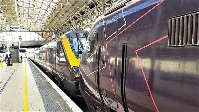 Cross Country Voyager trains at Manchester Piccadilly
