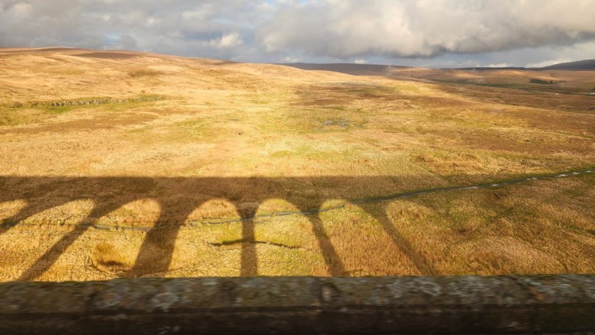 on the Ribblehead viaduct