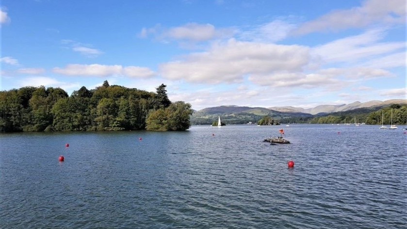 Heading out from Bowness to cruise Lake Windermere