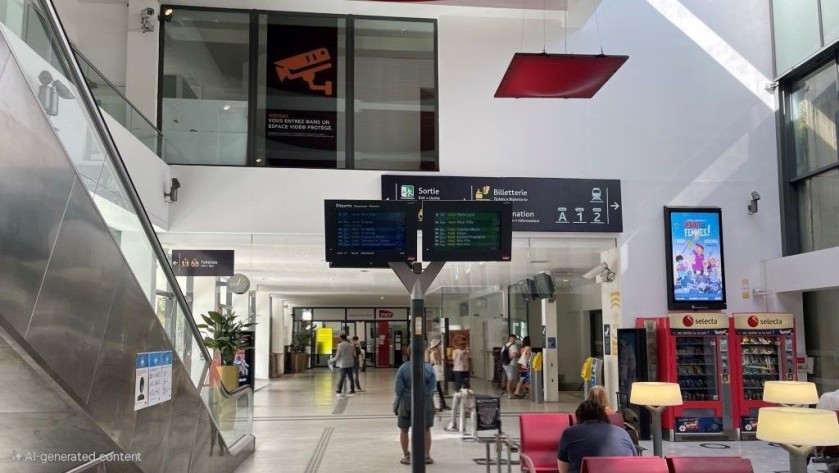 The main hall at Cannes sation