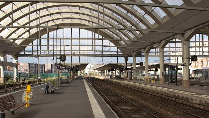 On the platforms