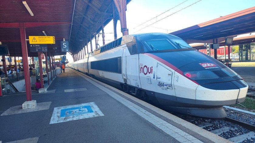 A TGV Réseau train in Strasbourg