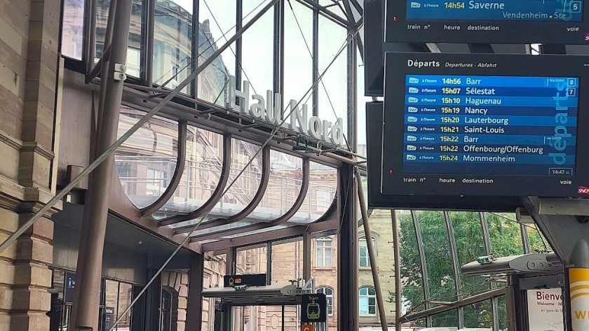 to the Hall Nord at Strasbourg station