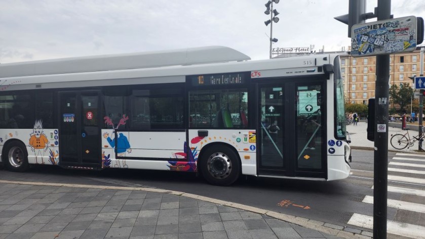 A bus from Strasbourg station