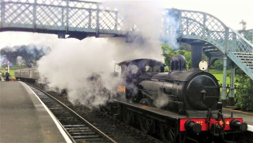 Grey days can enhance the atmosphere on a visit to a steam railway