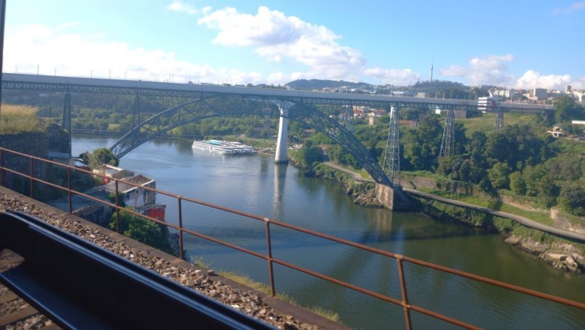 Arriving in Porto by train