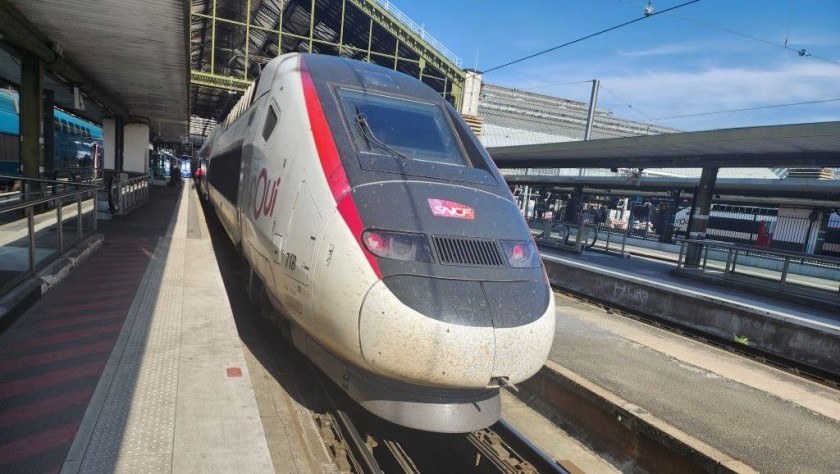 A TGV Duplex train at the Gare De Lyon