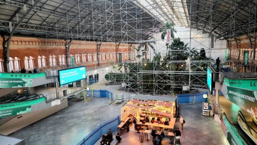 Construction work to modernize Atocha station