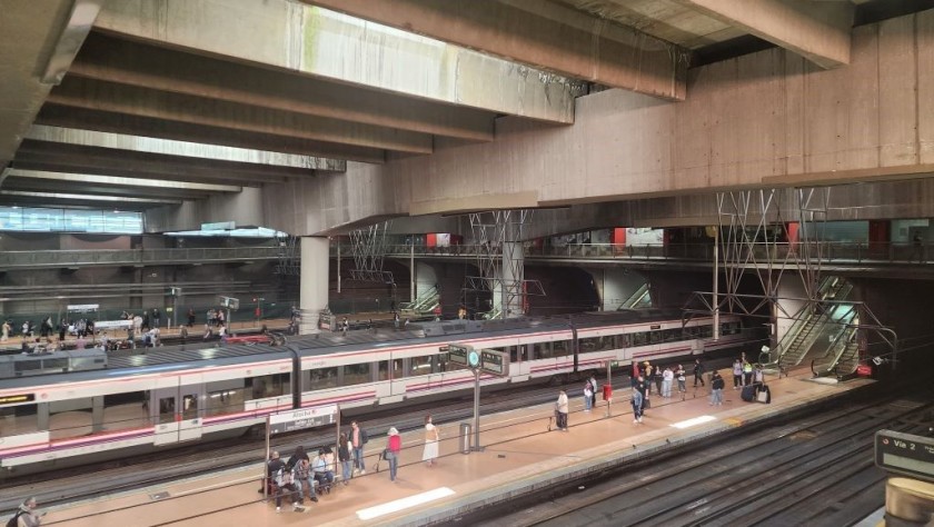 The part of Atocha station used by the Cercanias trains