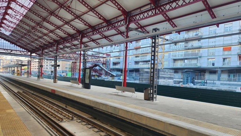 Construction work to extend San Sebastian station