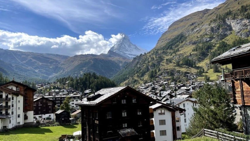 to Zermatt by train