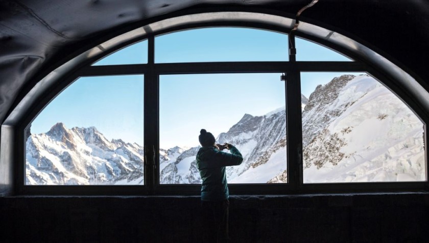 Experience the incredible Eismeer station the mountain