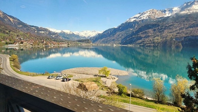 Looking over Lake Brienz after Interlaken