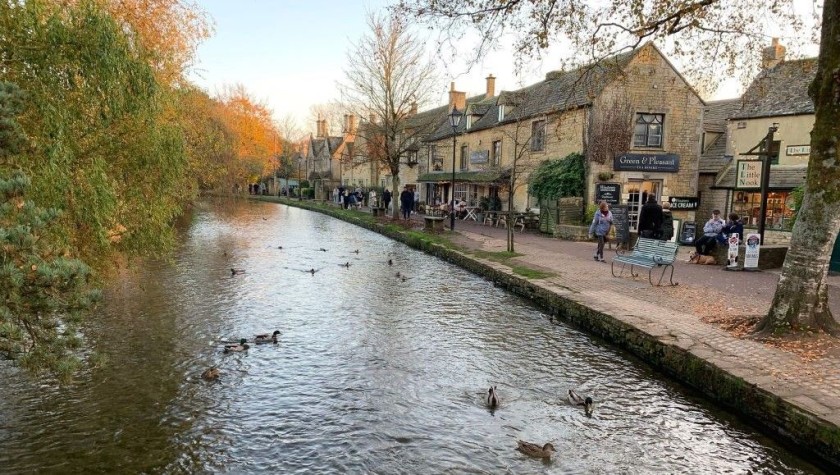 by train and bus to Bourton on the Water