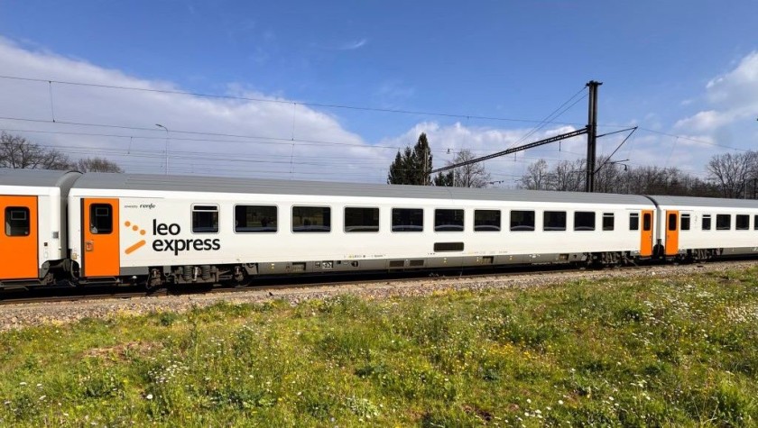 The train which Leo Express is operating on its Germany to Poland route