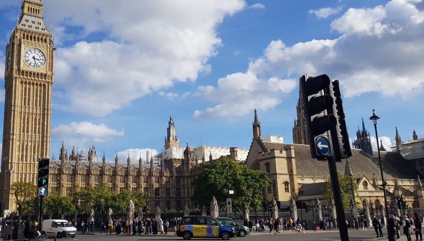 To Westminster by train