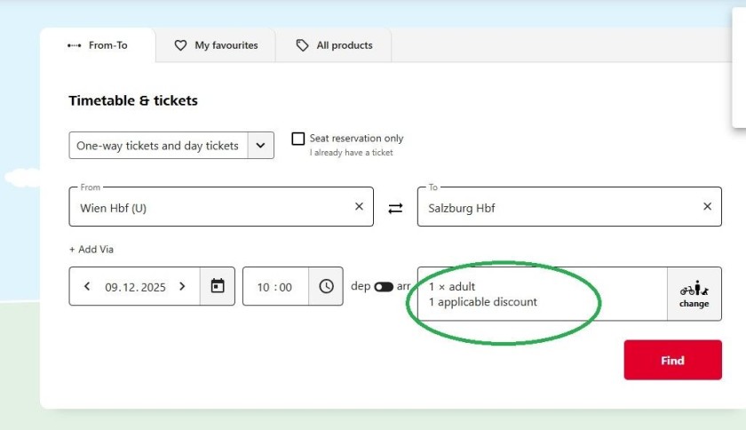 How to book a reservation on the OBB website if you will be travelling with a Eurail or Interrail pass