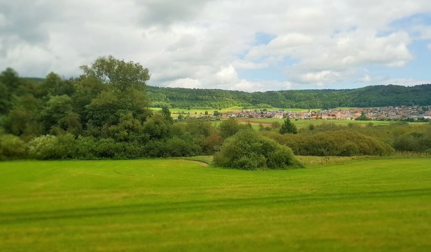 From the high speed line in Germany