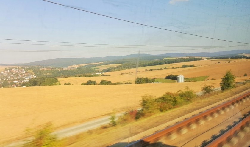 The view from the line between Frankfurt Flughafen and Seigburg/Bonn