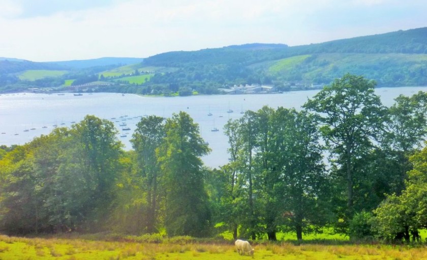 Passing by Loch Gare after departing from Helensburgh