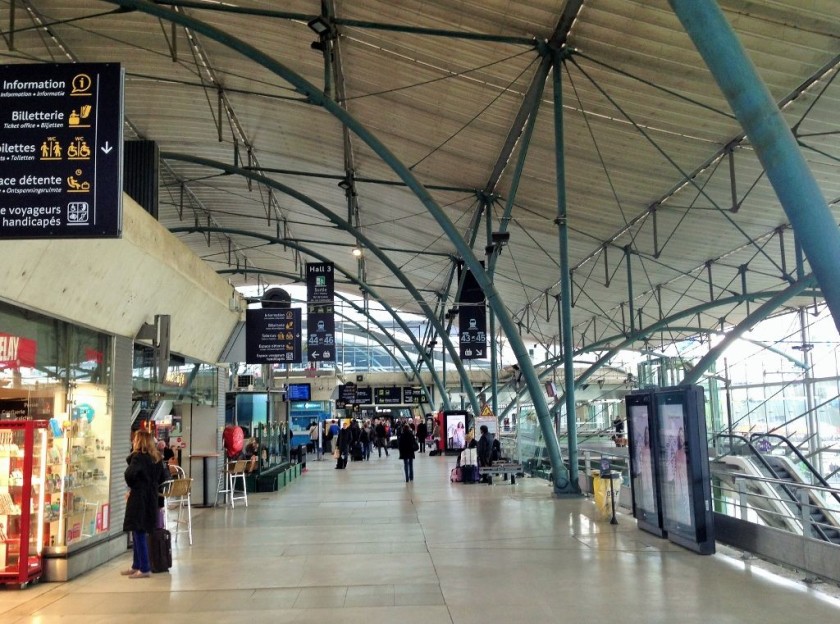 In Hall 2 at Lille Europe station