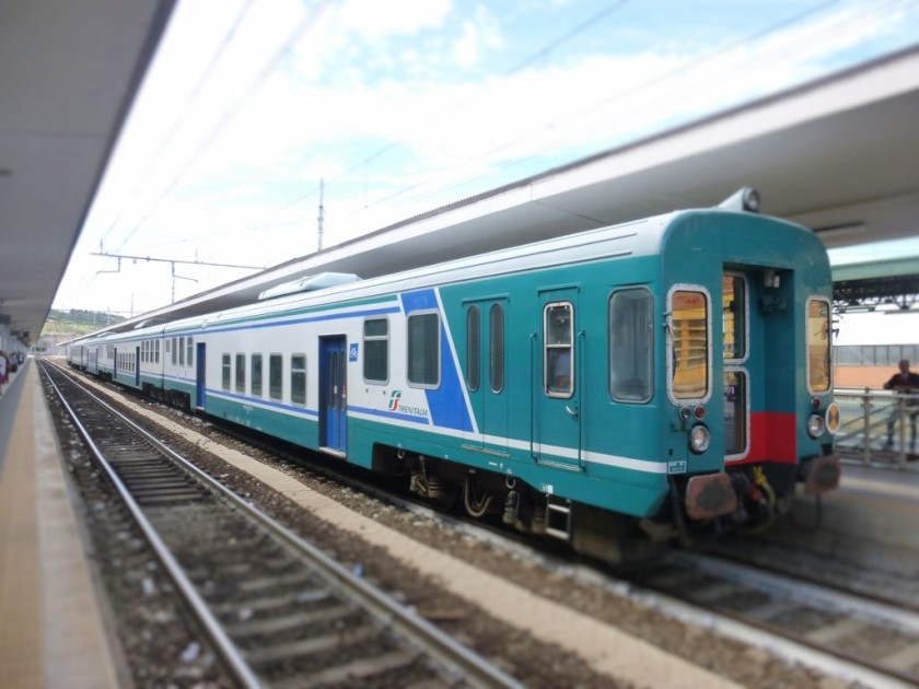 An example of one of the older types of train that are still used on many Regionale services