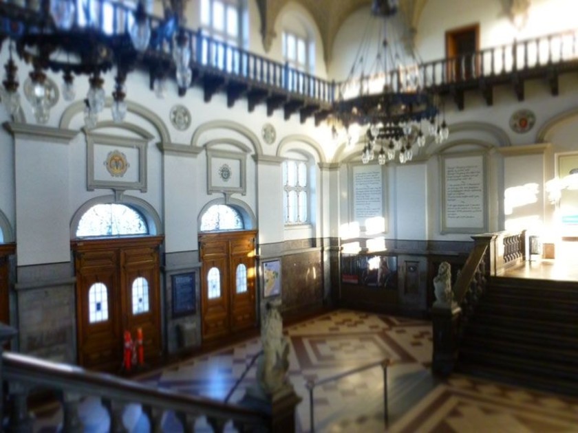 The beautiful interior of Helsingor station