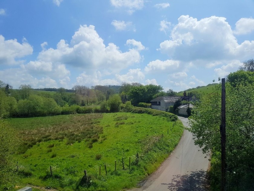 Travelling through the country of Wiltshire to the west of Salisbury