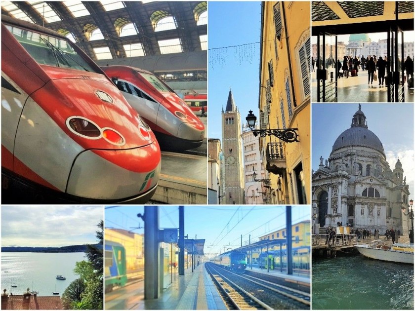 Day trips by train from Milan, Bologna and Vicenza