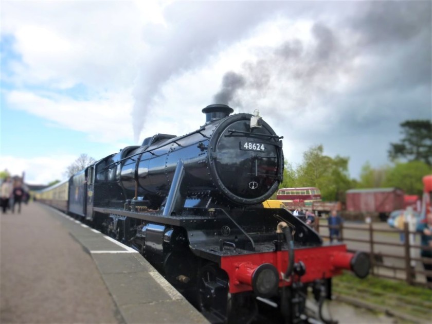 big engines pull the trains on the Great Central railway