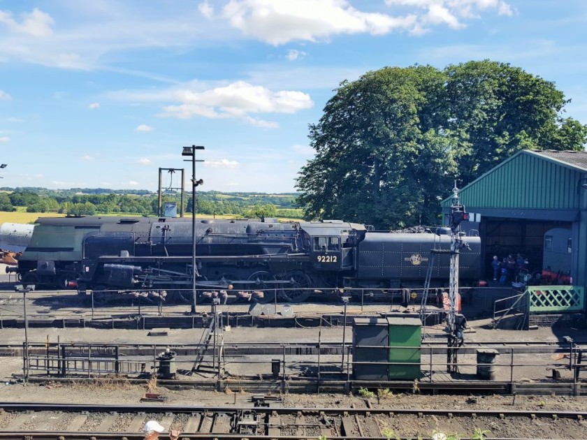 Steam trains in a beautiful landscape, absolutely wonderful