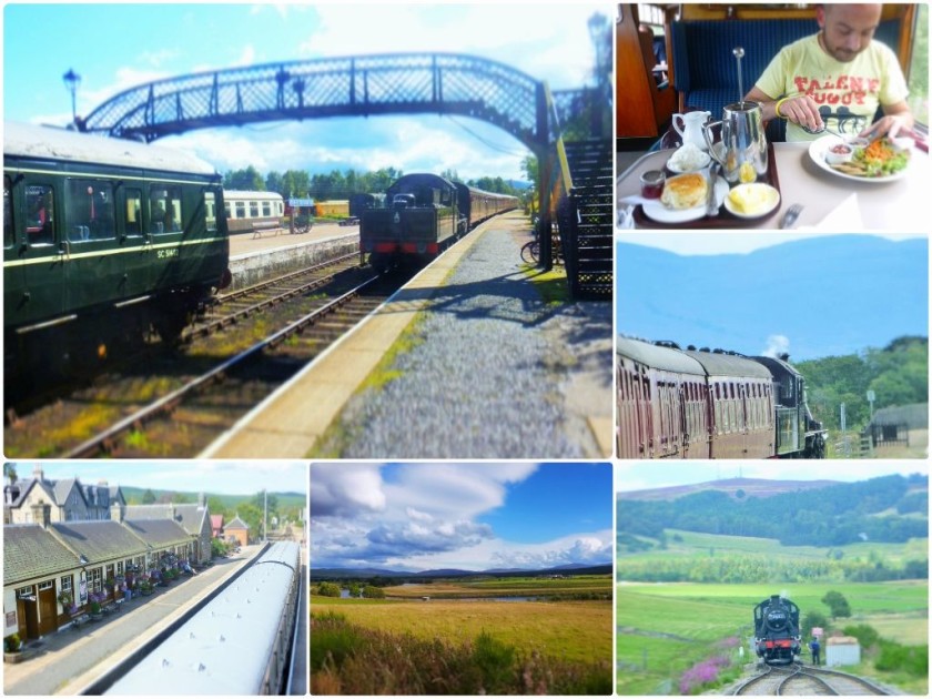 A glorious day on the Strathspey Railway