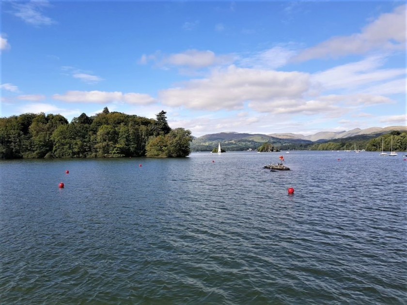 Local buses link the station to the shore of Lake Windermere