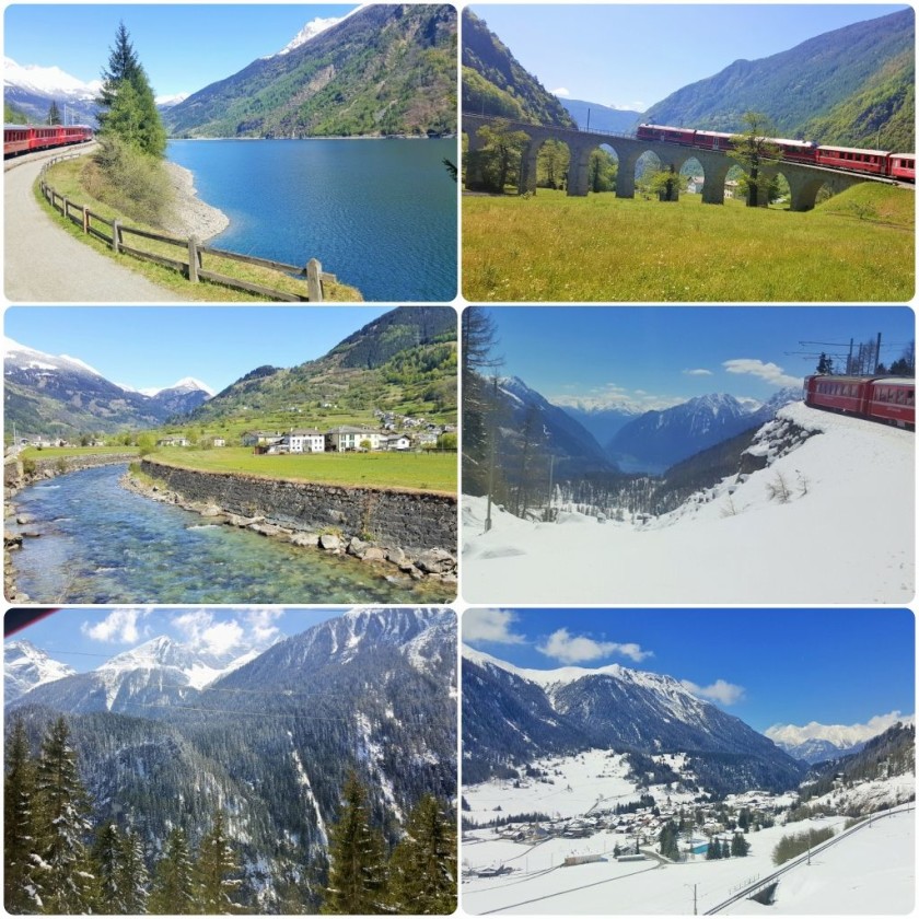 Highlights of travelling between Chur and Tirano