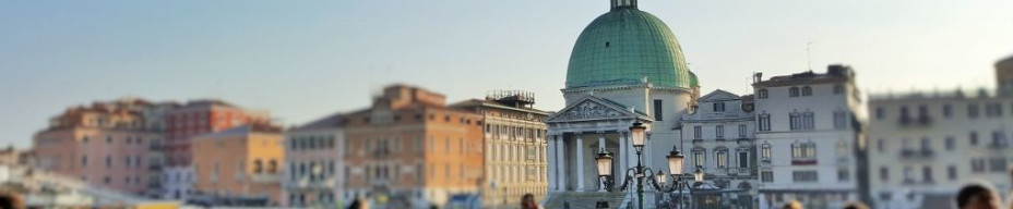 The stunning view of San Simeone Piccolo from the exit at Venezia S.L. station