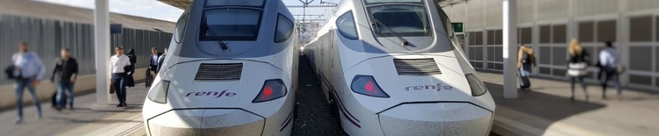 Euromed trains have arrived at Valencia Joaquin Sorolla